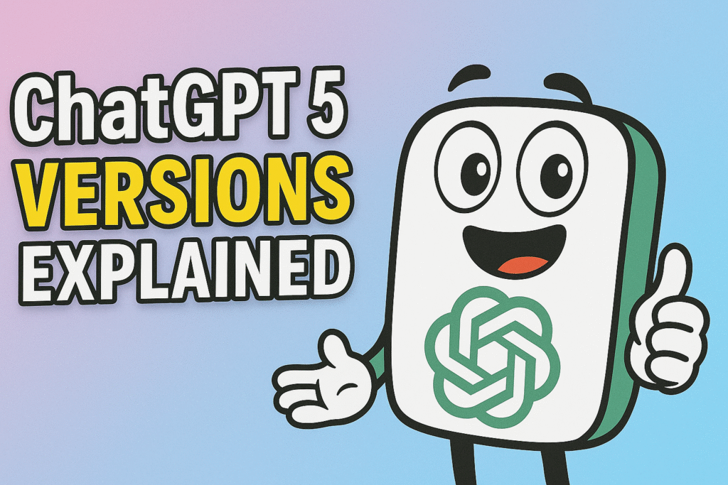ChatGPT 5 Versions Explained: Smarter, Safer and Made for You