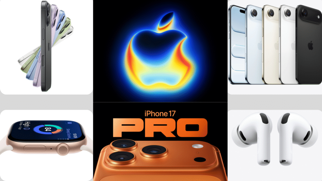 Apple Event 2025 Recap featuring new launches. All image credits reserved to Apple Inc.