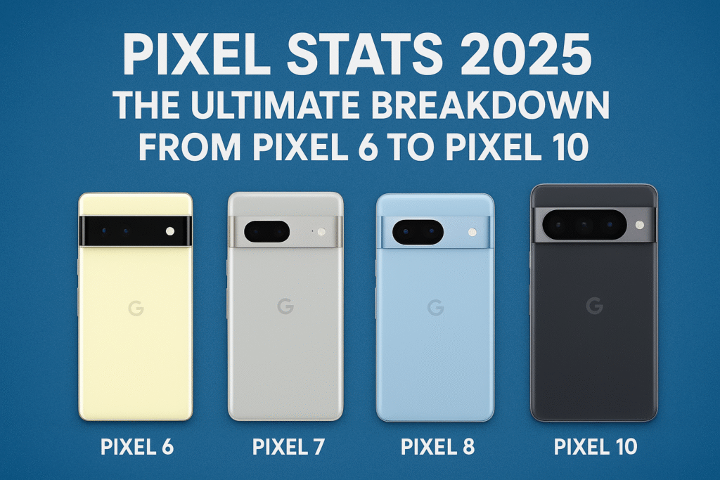 Pixel Stats: The Ultimate Breakdown from Pixel 6 to Pixel 10