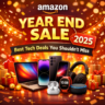 Amazon Year End Sale 2025 featuring best tech deals on laptops, smartphones, headphones, smartwatches and gadgets