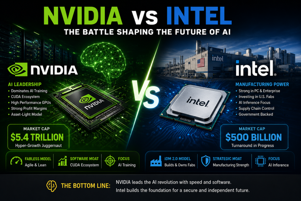 NVIDIA vs Intel: The Real Battle Shaping the Future of AI