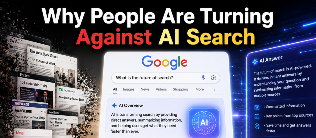 Why People Are Turning Against Google’s AI Search