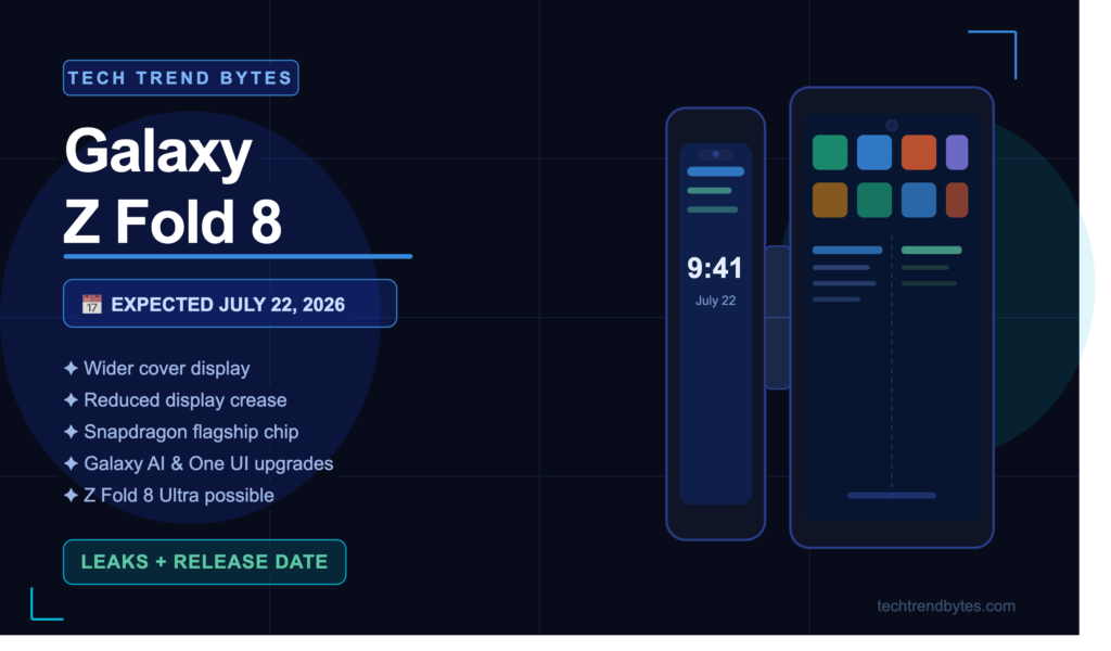 Galaxy Z Fold 8 Release Date: Latest Leaks Revealed