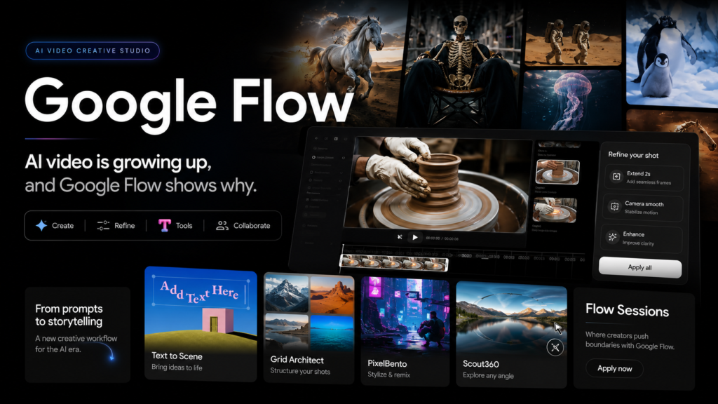 AI Video Is Growing Up, and Google Flow Shows Why