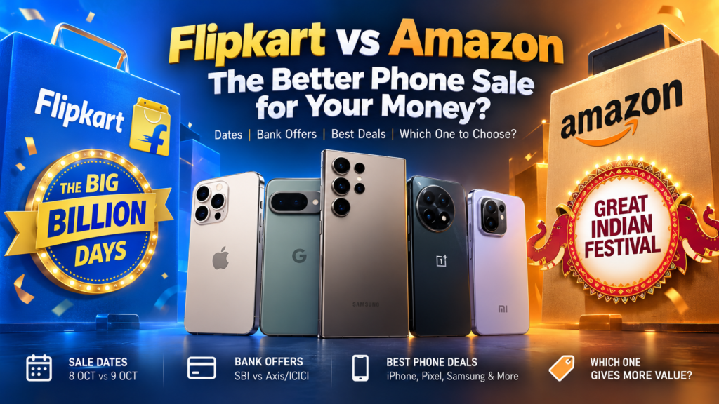 Flipkart vs Amazon: The Better Phone Sale for Your Money