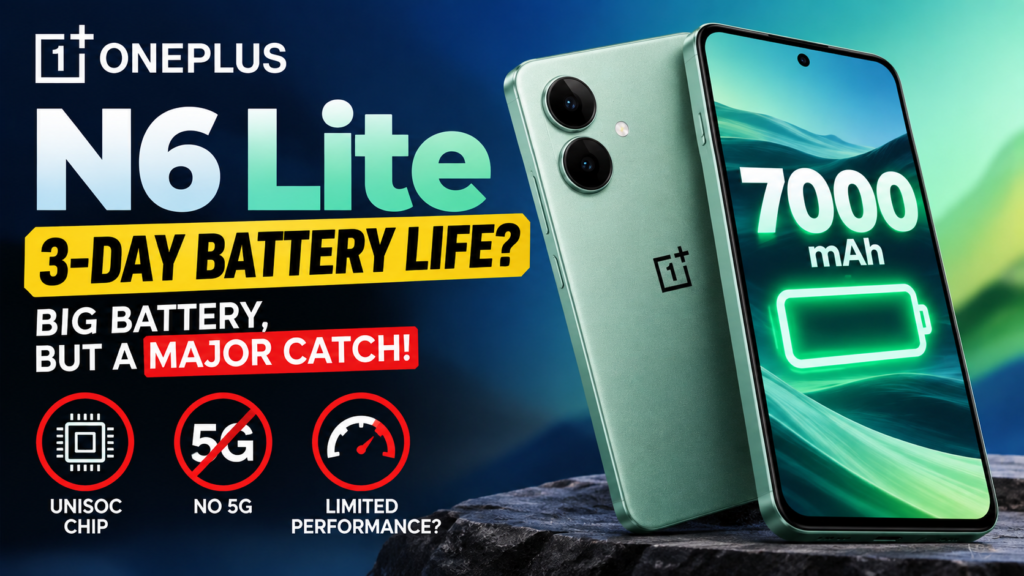 OnePlus's New N6 Lite Is Here With a High Capacity Battery and a Hidden Catch