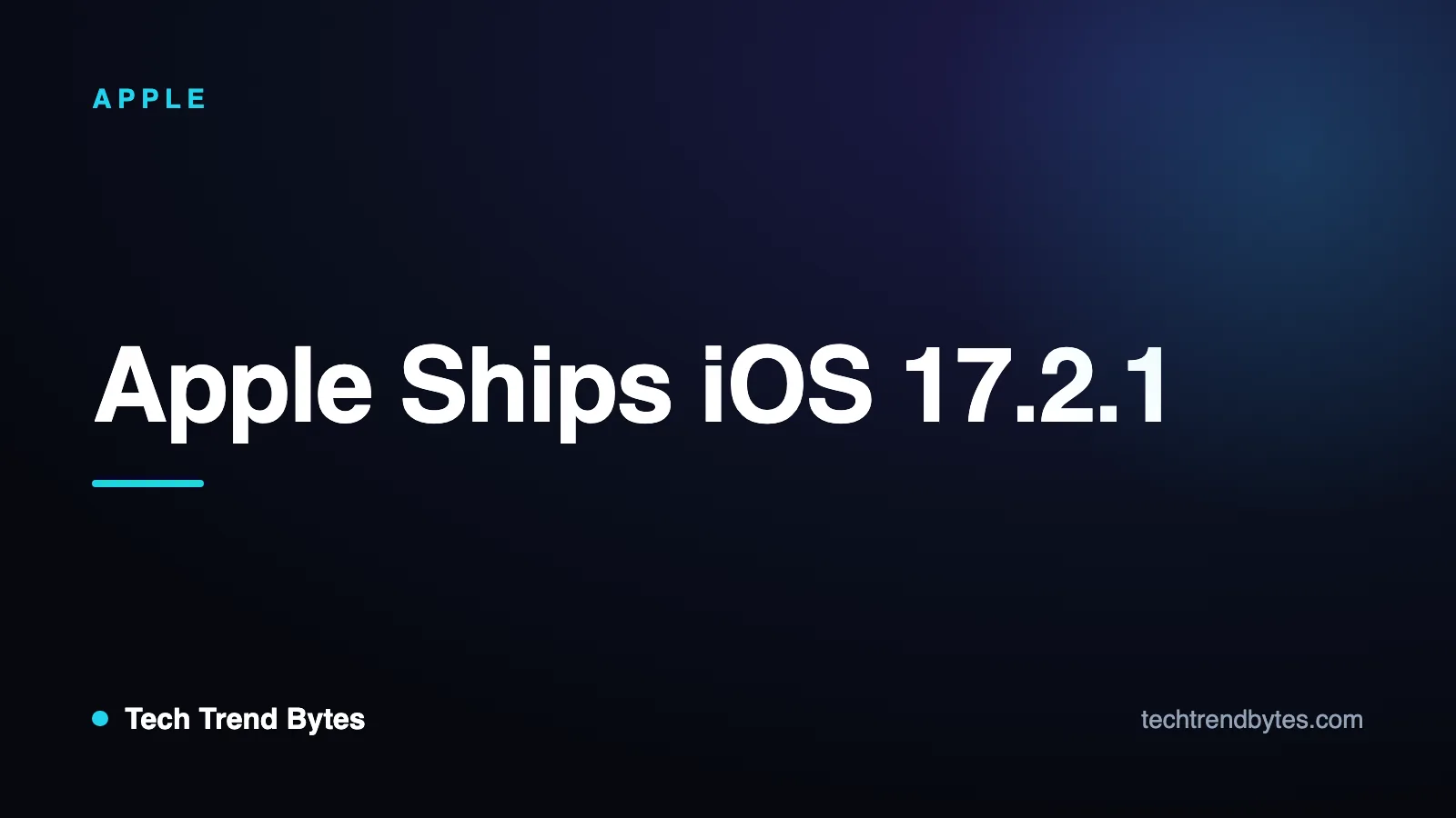 Breaking Tech Marvel: Apple Unveils Lightning-Quick iOS 17.2.1, Igniting User Excitement!